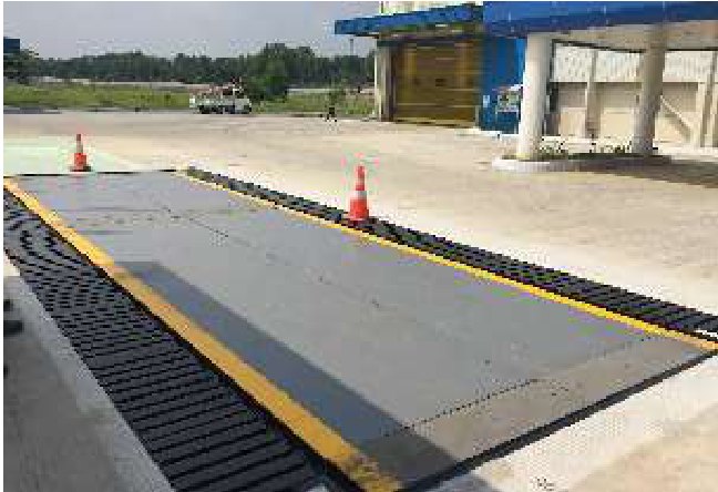 Pit type truck scale